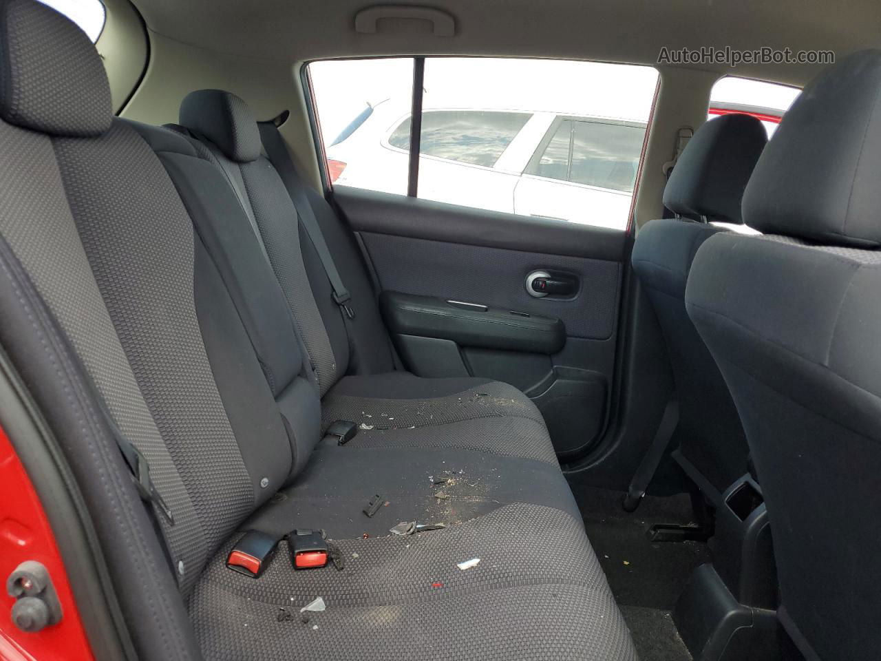 2009 Nissan Versa S Красный vin: 3N1BC13E69L409183