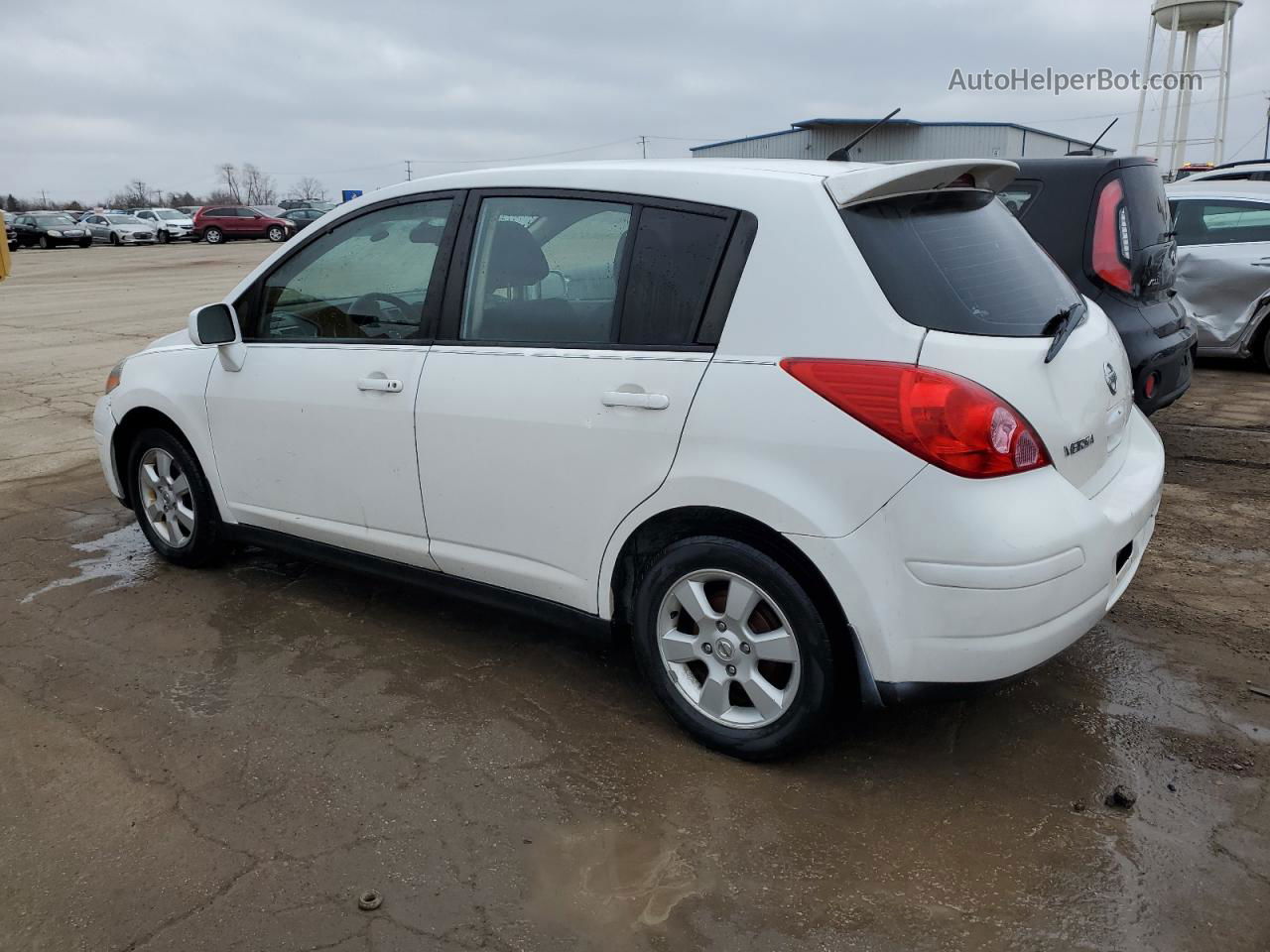 2009 Nissan Versa S White vin: 3N1BC13E69L414206