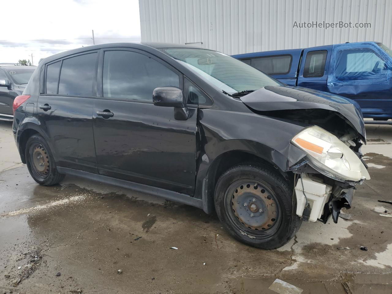 2009 Nissan Versa S Black vin: 3N1BC13E69L425299