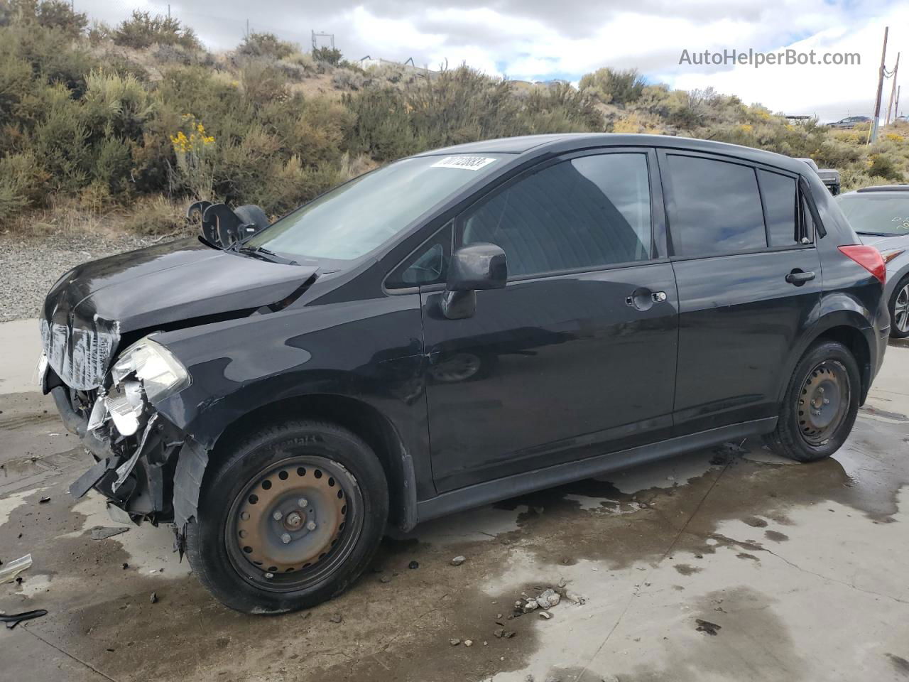 2009 Nissan Versa S Черный vin: 3N1BC13E69L425299