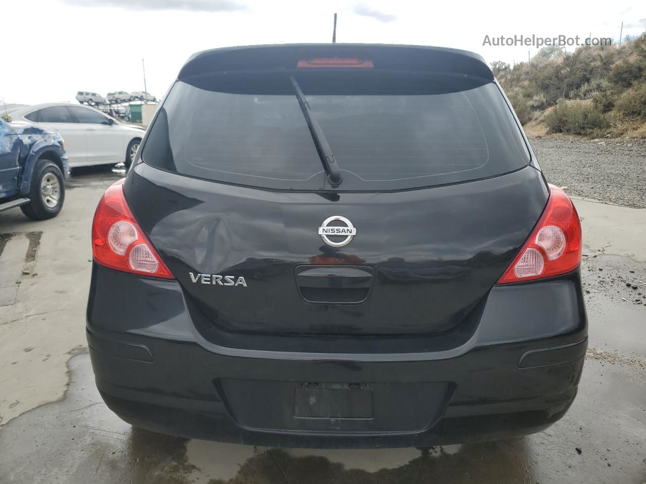 2009 Nissan Versa S Black vin: 3N1BC13E69L425299