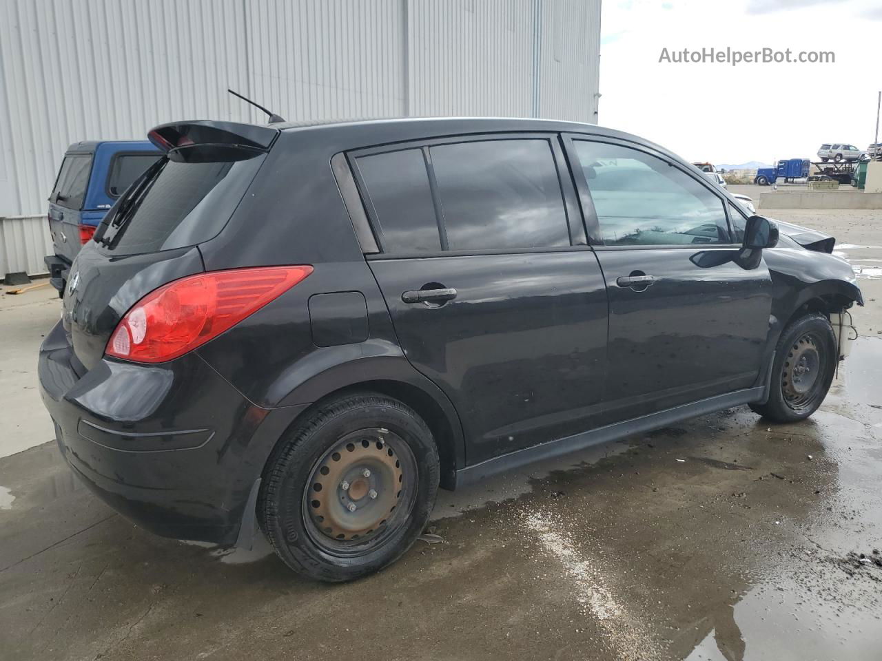 2009 Nissan Versa S Black vin: 3N1BC13E69L425299