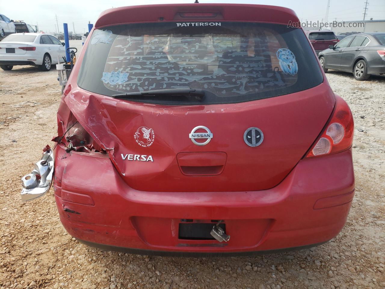 2009 Nissan Versa S Red vin: 3N1BC13E69L455659