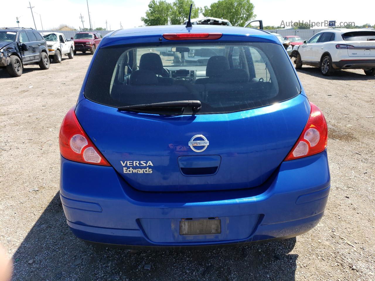 2009 Nissan Versa S Blue vin: 3N1BC13E69L459954