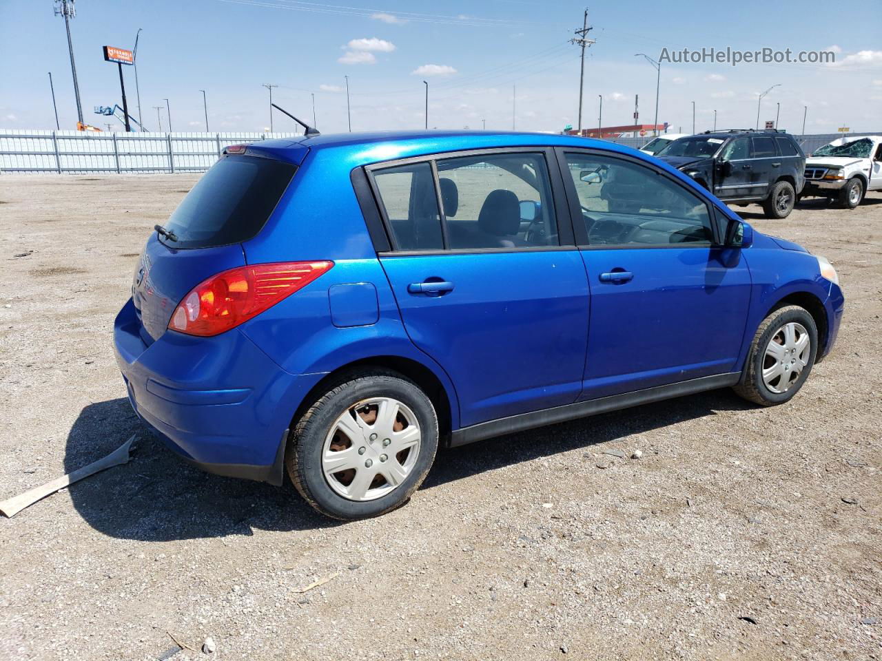 2009 Nissan Versa S Blue vin: 3N1BC13E69L459954