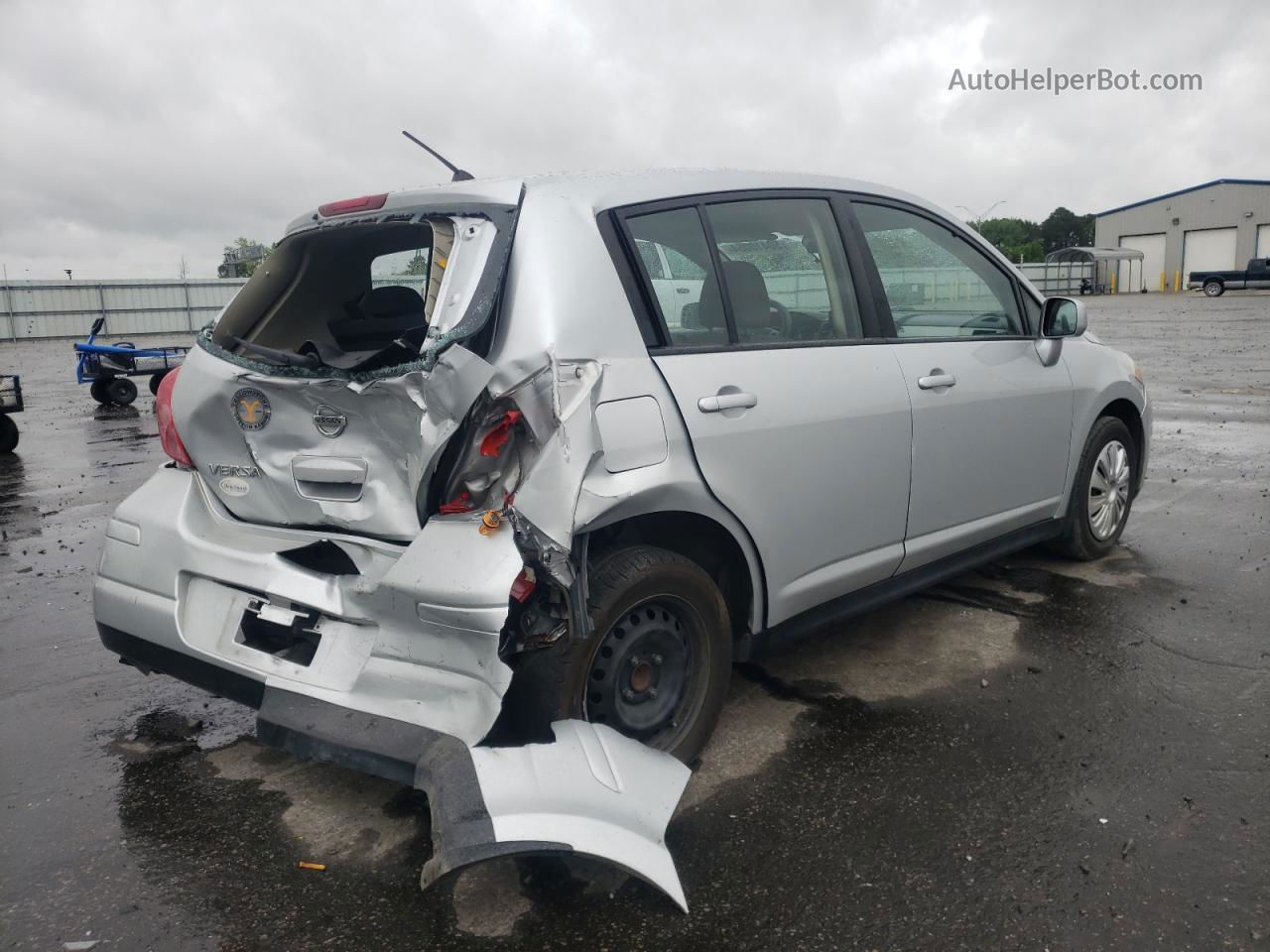 2009 Nissan Versa S Silver vin: 3N1BC13E69L460652