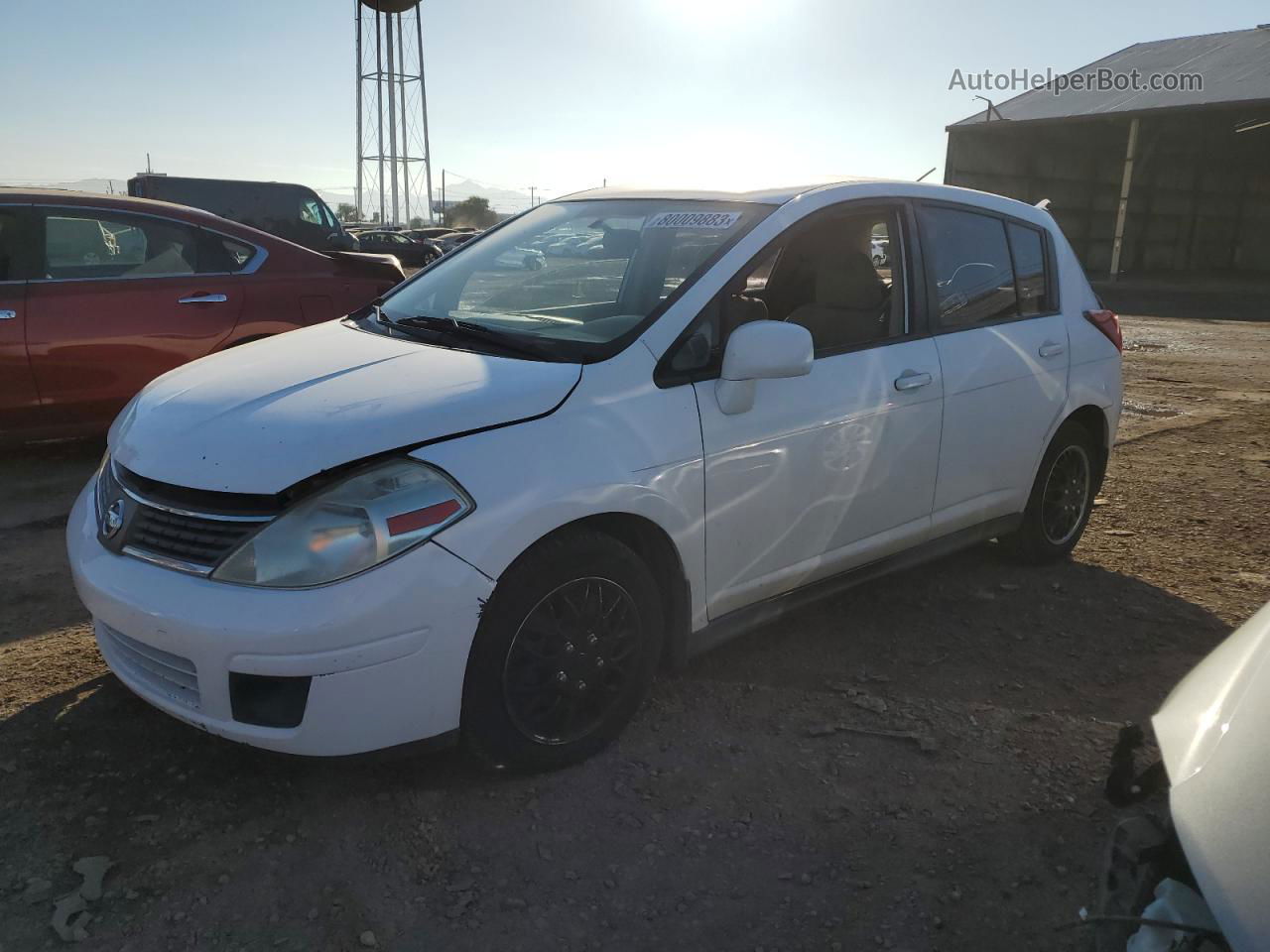 2009 Nissan Versa S White vin: 3N1BC13E69L464359