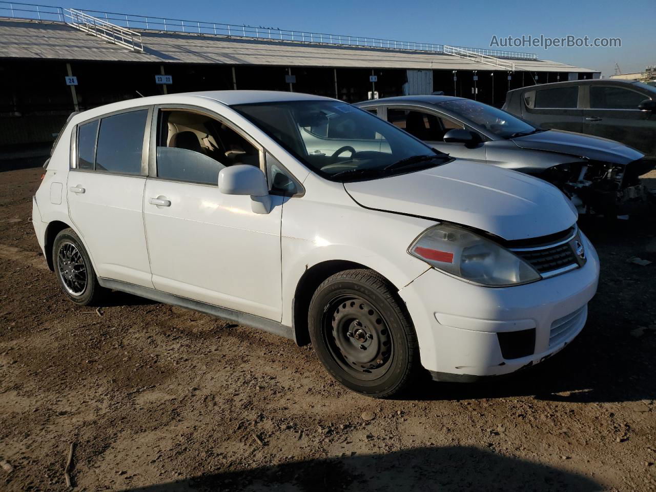 2009 Nissan Versa S White vin: 3N1BC13E69L464359