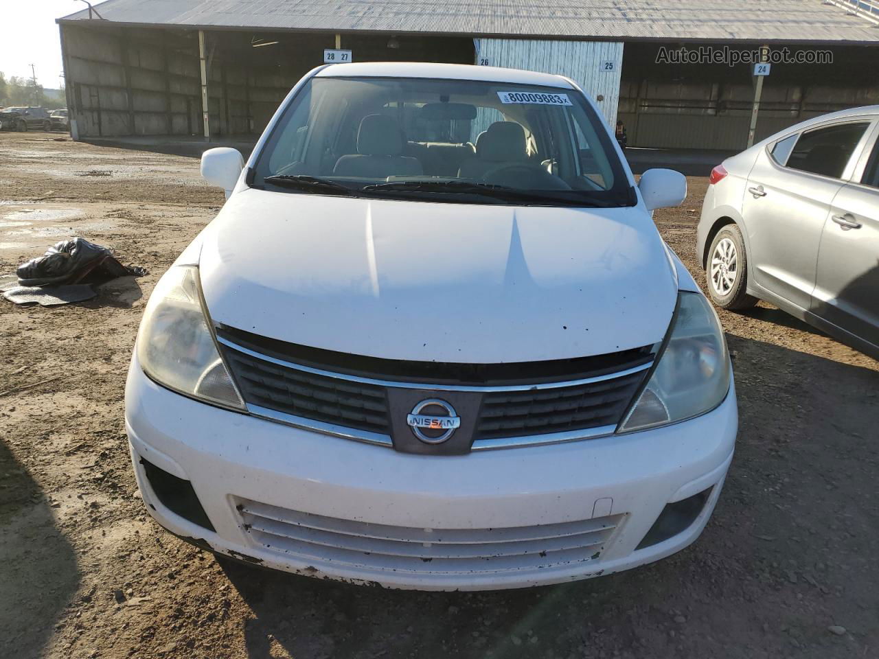 2009 Nissan Versa S White vin: 3N1BC13E69L464359