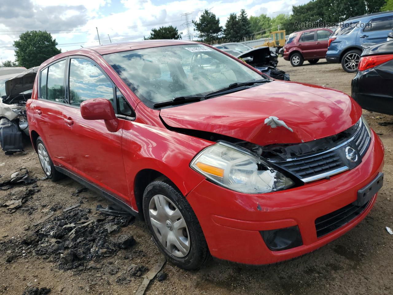 2009 Nissan Versa S Red vin: 3N1BC13E79L352136