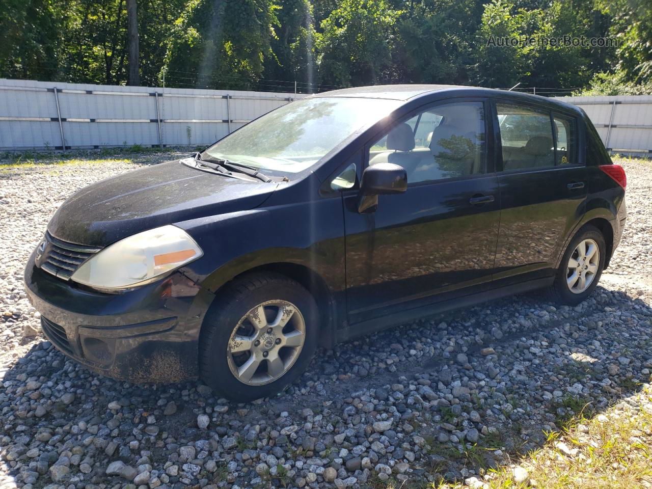 2009 Nissan Versa S Black vin: 3N1BC13E79L372970