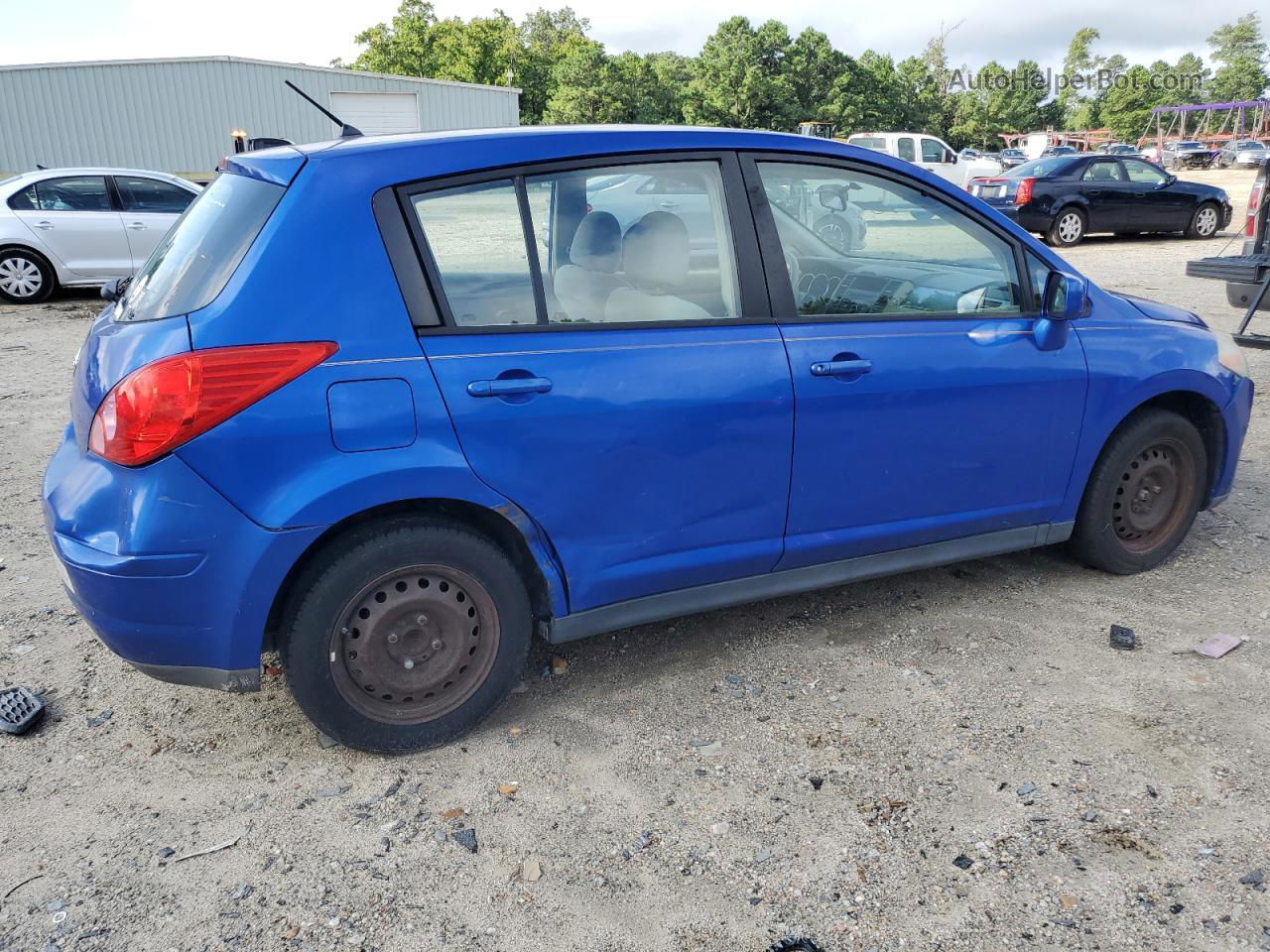 2009 Nissan Versa S Синий vin: 3N1BC13E79L442631