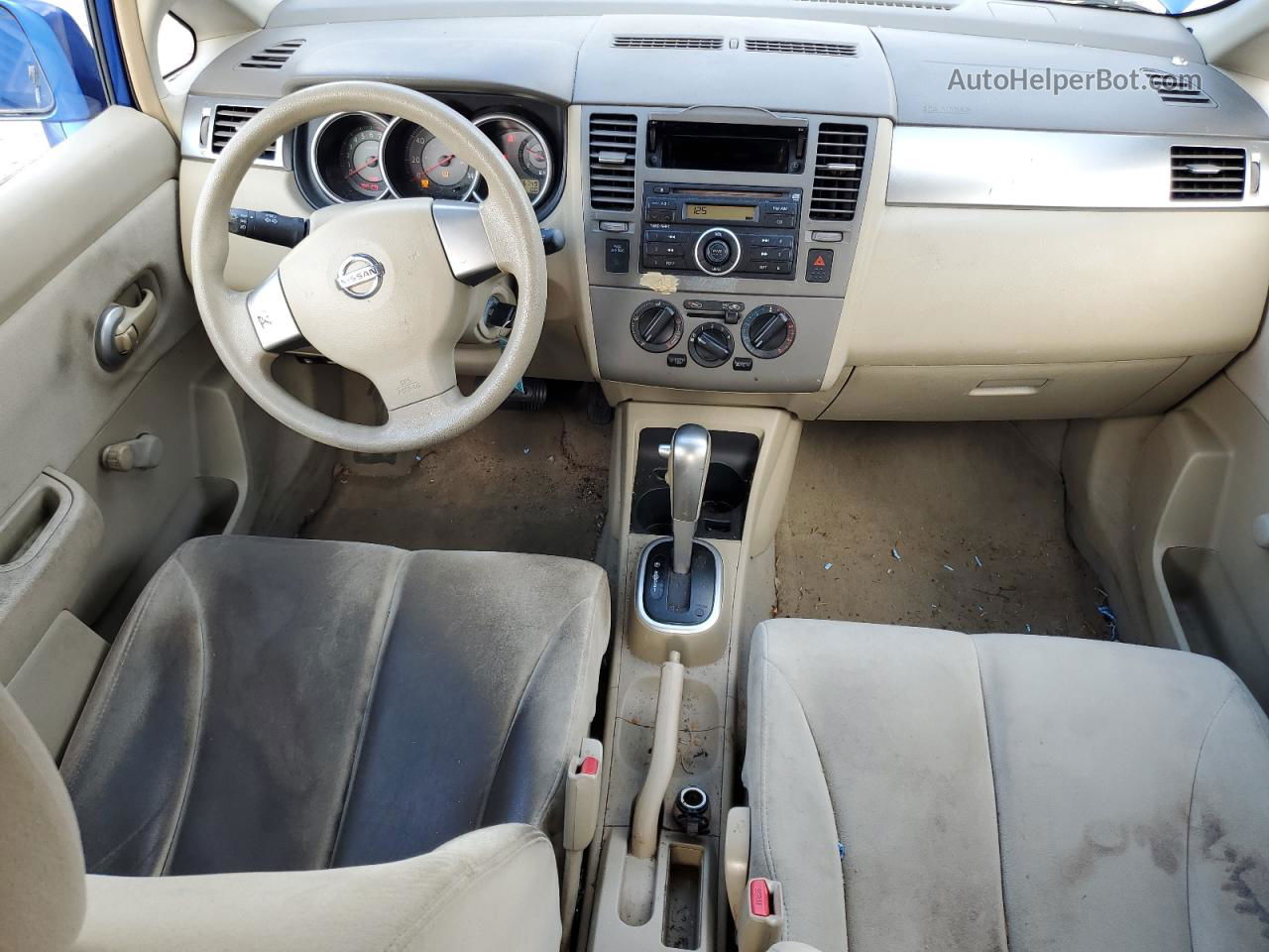 2009 Nissan Versa S Blue vin: 3N1BC13E79L442631