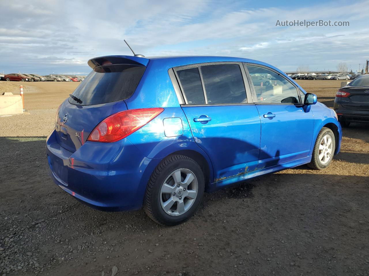 2009 Nissan Versa S Blue vin: 3N1BC13E79L480487