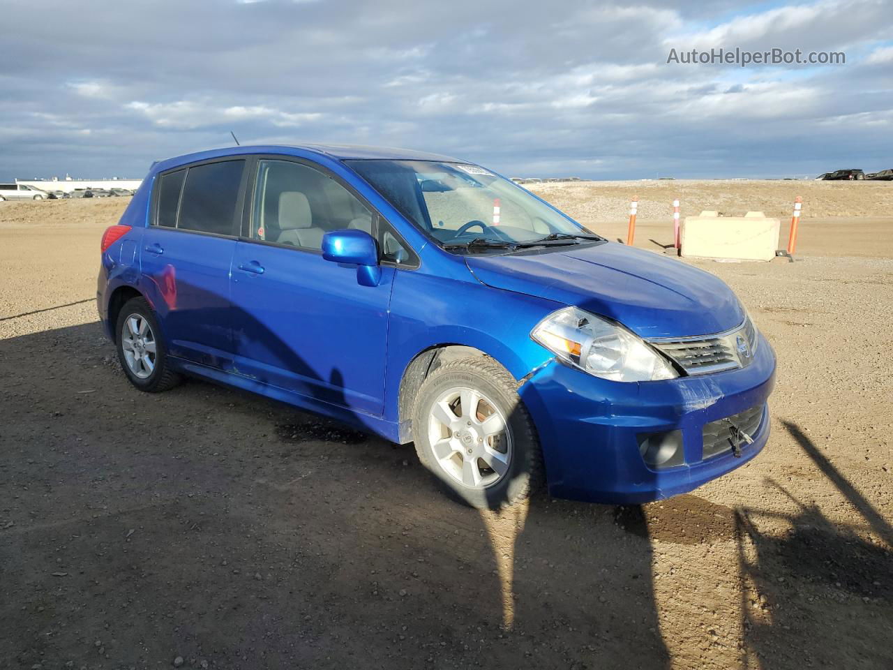 2009 Nissan Versa S Blue vin: 3N1BC13E79L480487