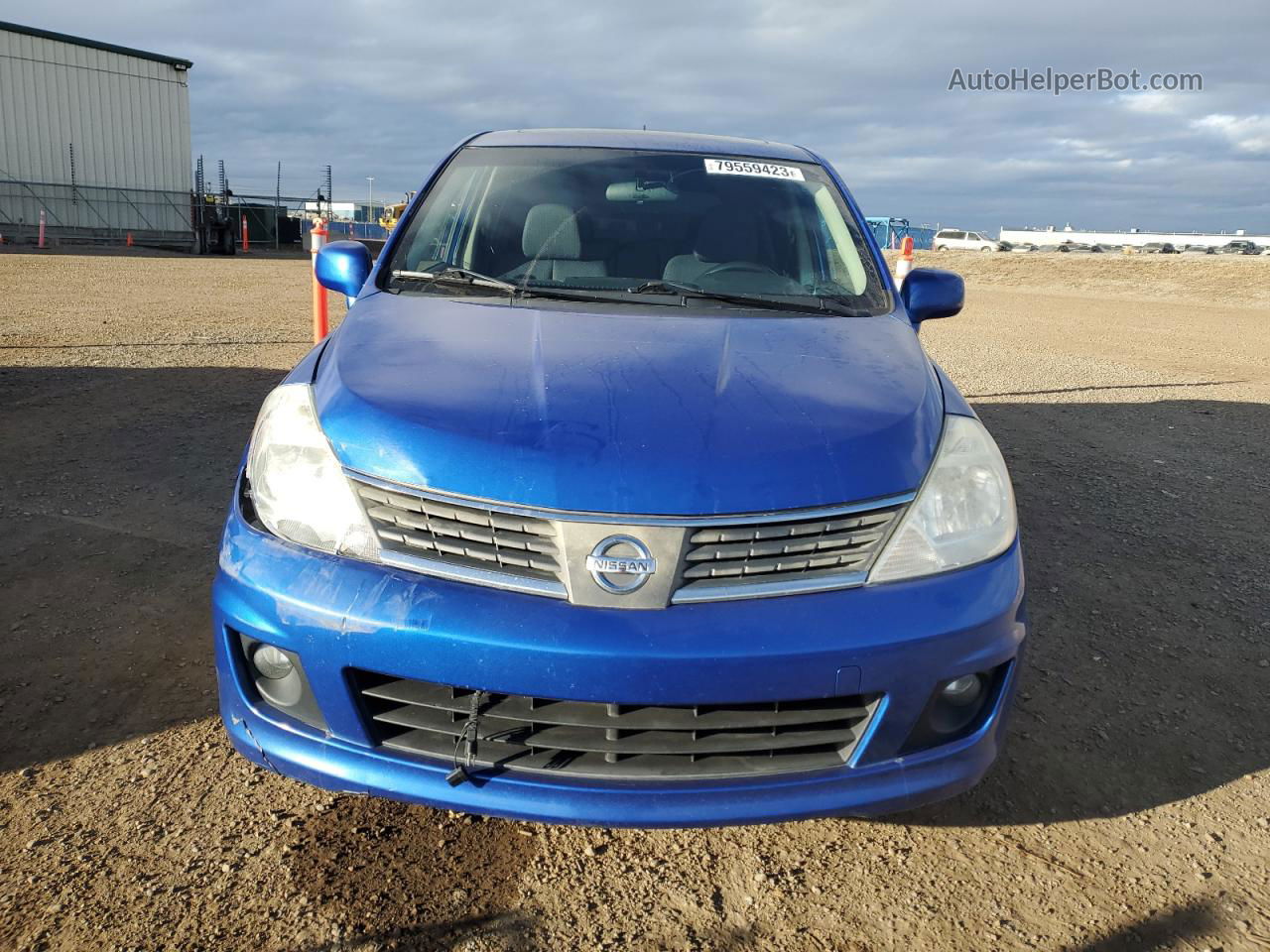 2009 Nissan Versa S Blue vin: 3N1BC13E79L480487