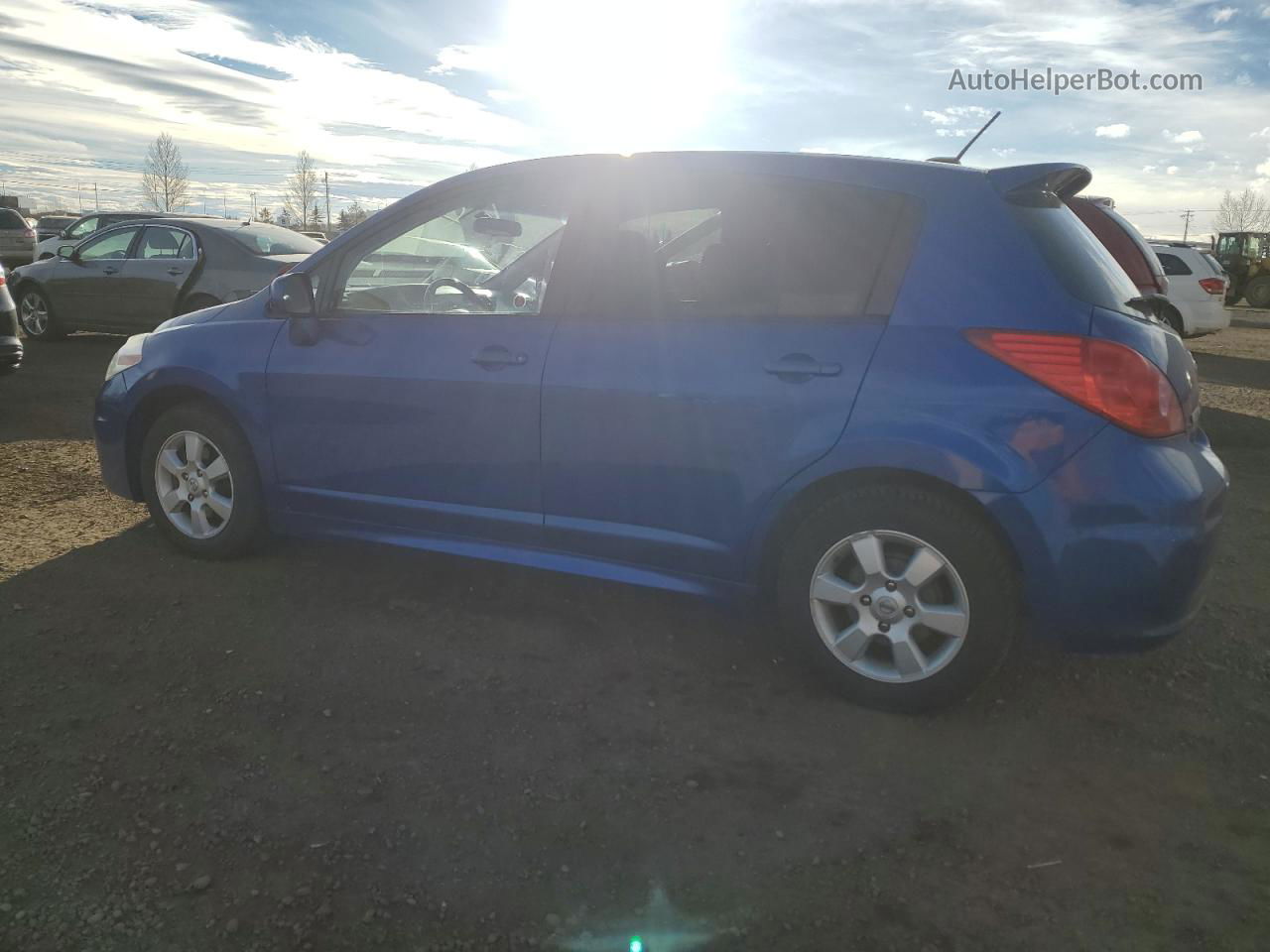 2009 Nissan Versa S Blue vin: 3N1BC13E79L480487