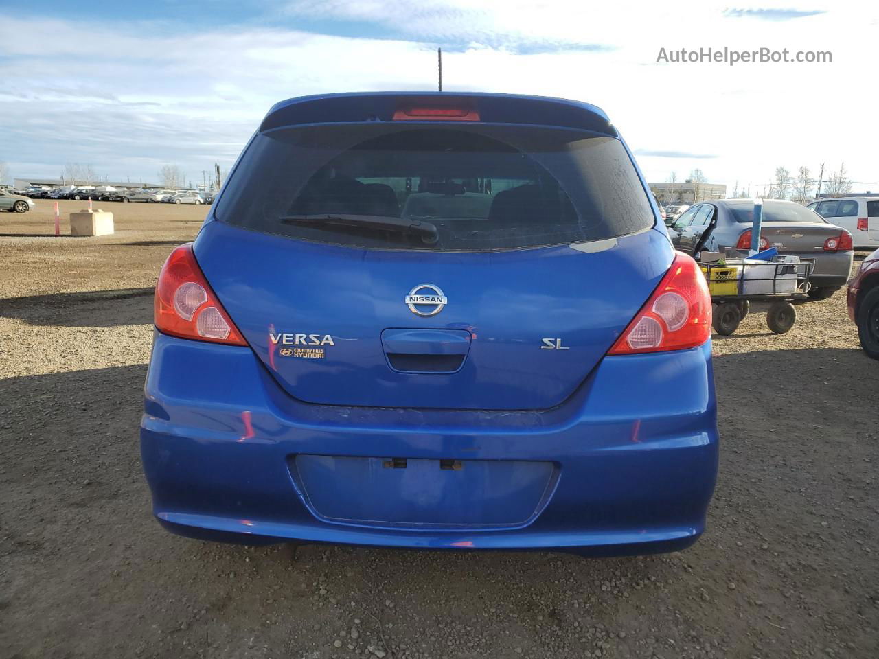 2009 Nissan Versa S Blue vin: 3N1BC13E79L480487