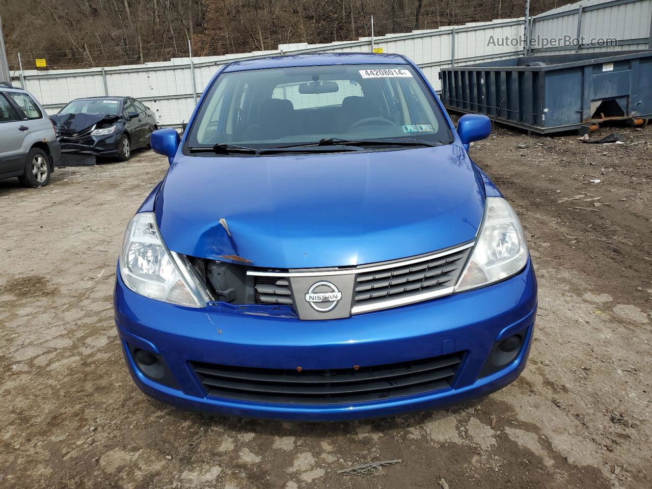 2009 Nissan Versa S Blue vin: 3N1BC13E79L499993