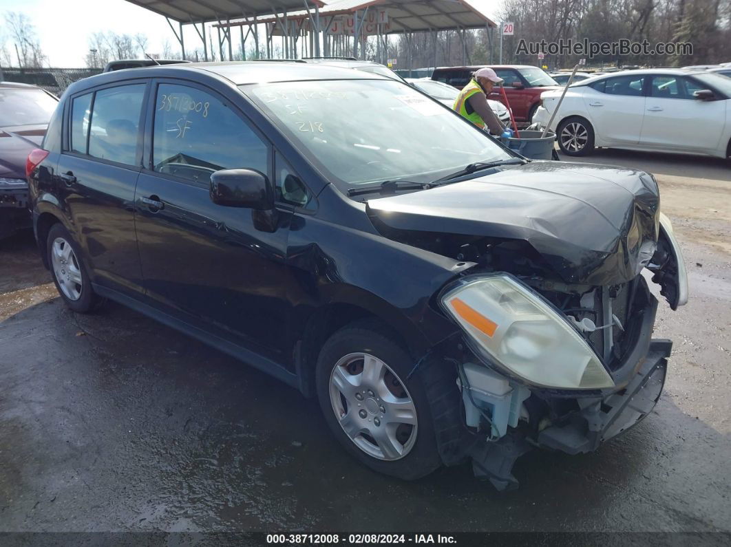 2009 Nissan Versa 1.8s Black vin: 3N1BC13E89L370659