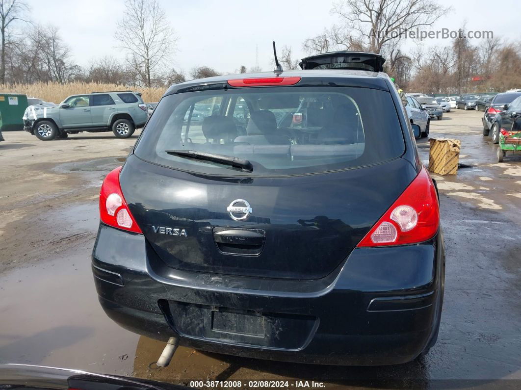 2009 Nissan Versa 1.8s Black vin: 3N1BC13E89L370659