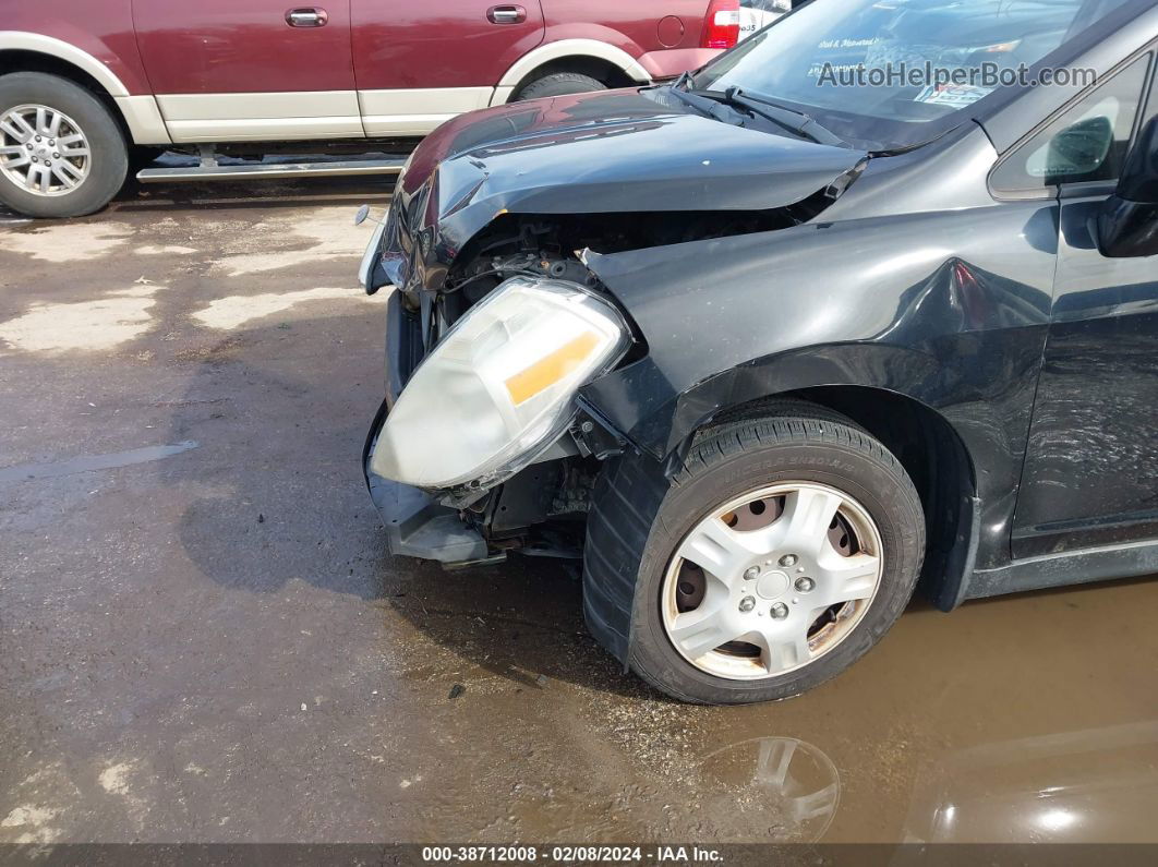 2009 Nissan Versa 1.8s Black vin: 3N1BC13E89L370659