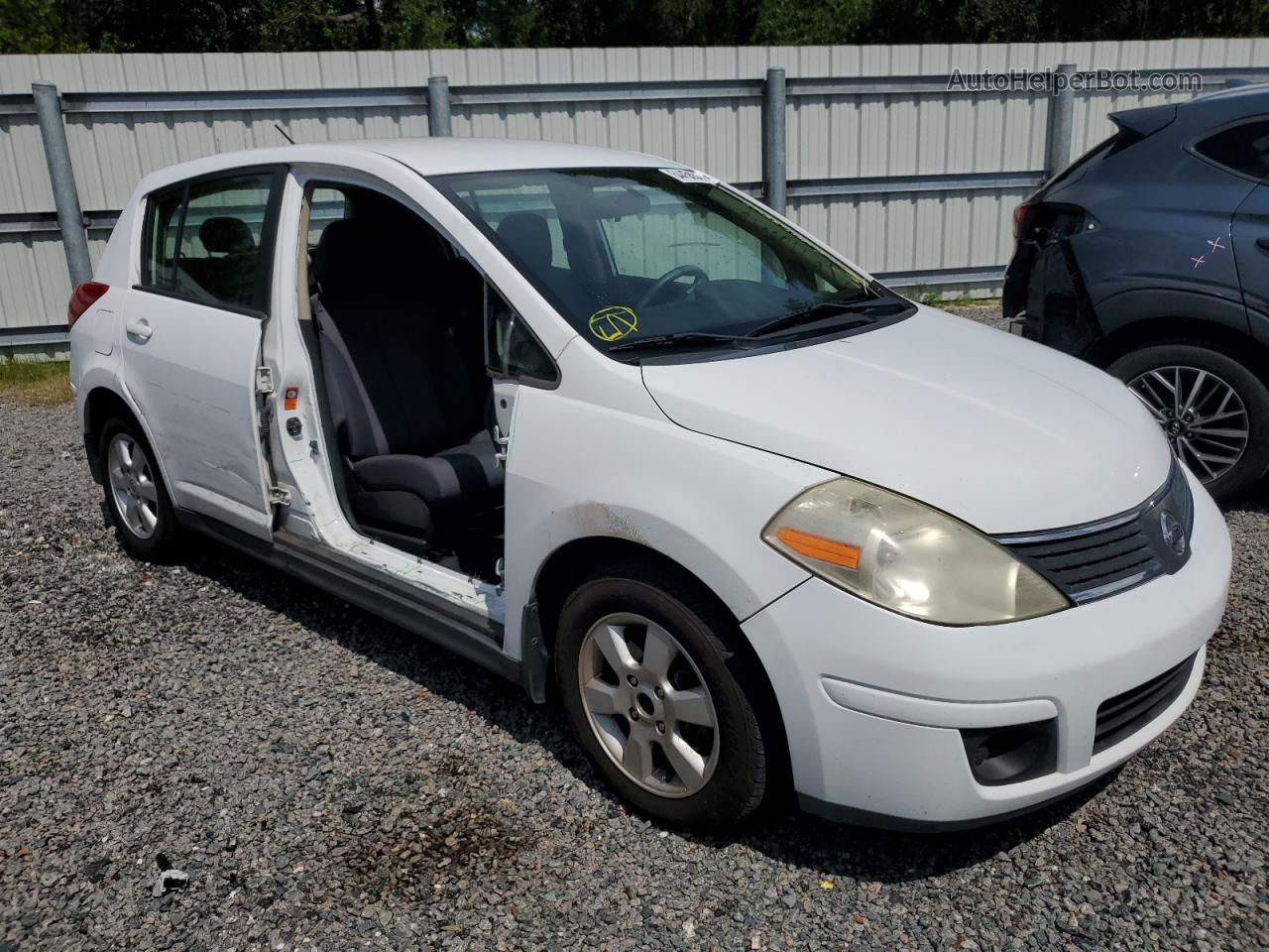 2009 Nissan Versa S White vin: 3N1BC13E89L378048