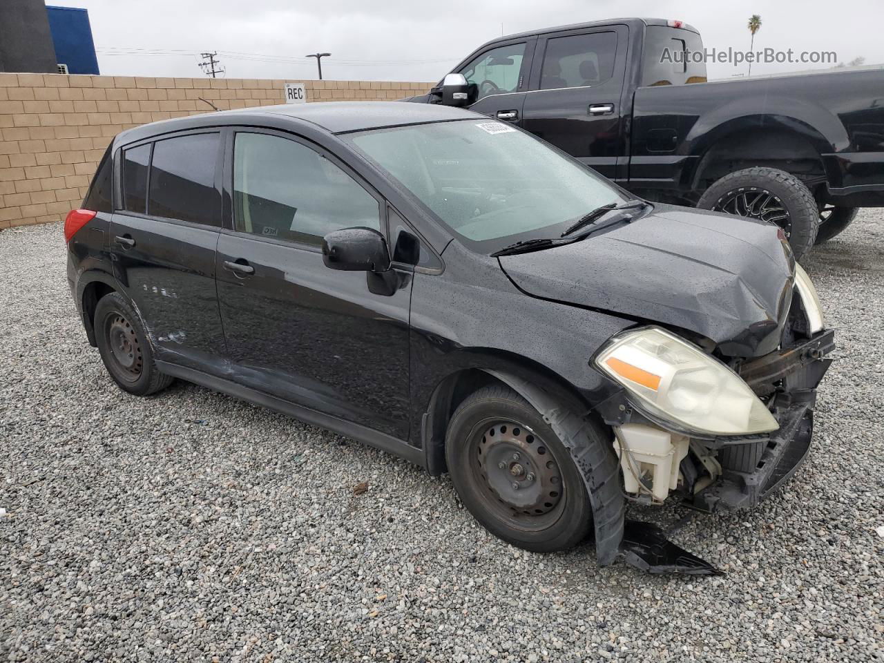 2009 Nissan Versa S Black vin: 3N1BC13E89L391737