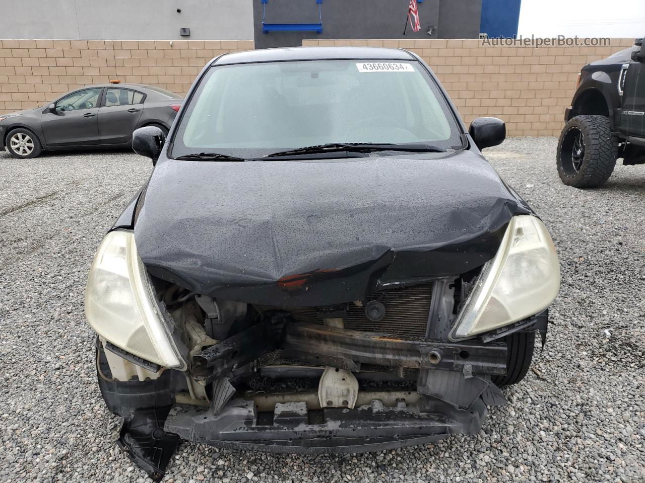 2009 Nissan Versa S Black vin: 3N1BC13E89L391737