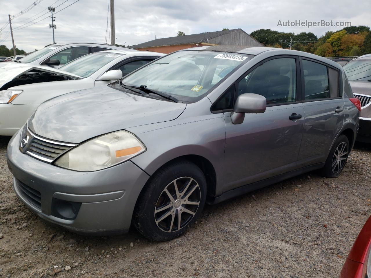 2009 Nissan Versa S Gray vin: 3N1BC13E89L396923