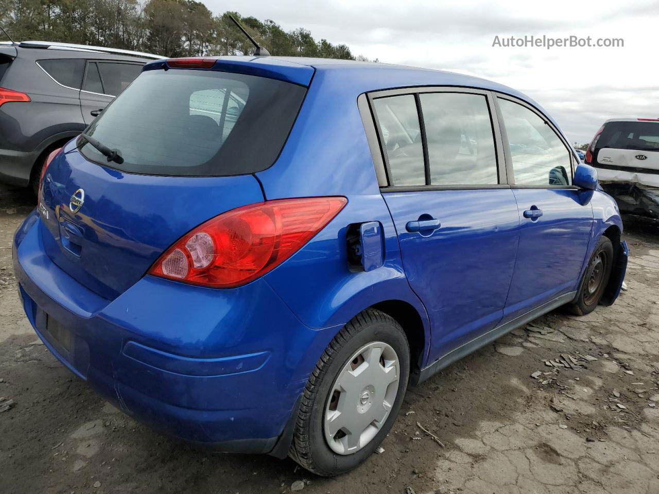 2009 Nissan Versa S Blue vin: 3N1BC13E89L397229