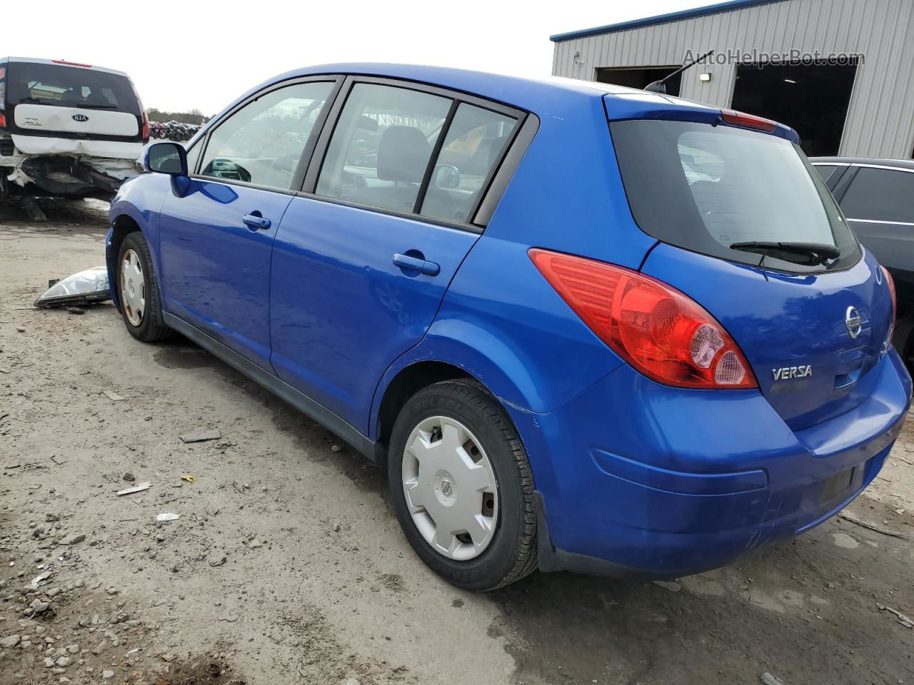 2009 Nissan Versa S Blue vin: 3N1BC13E89L397229