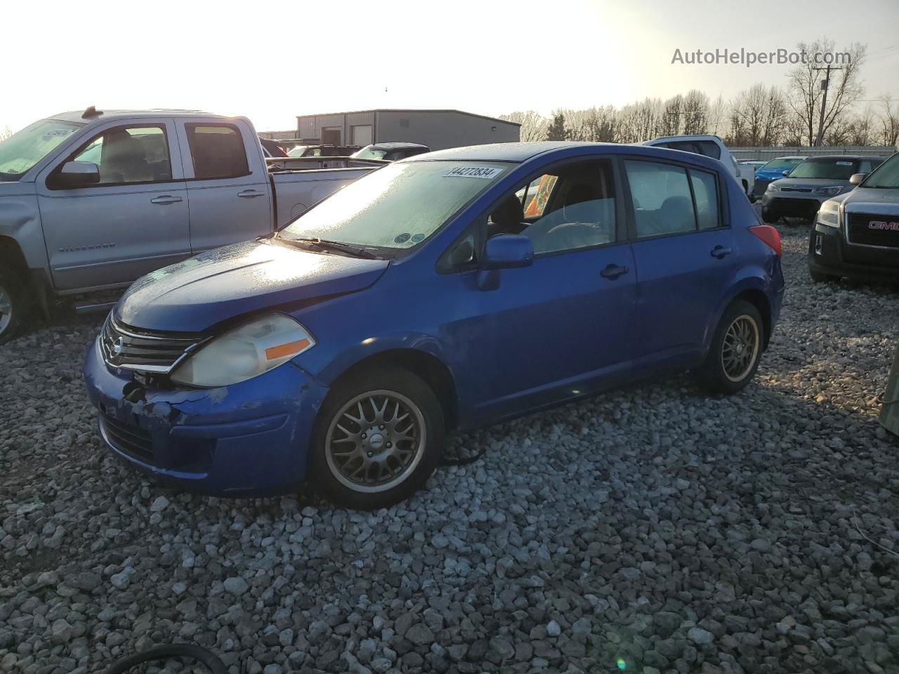 2009 Nissan Versa S Blue vin: 3N1BC13E89L469904