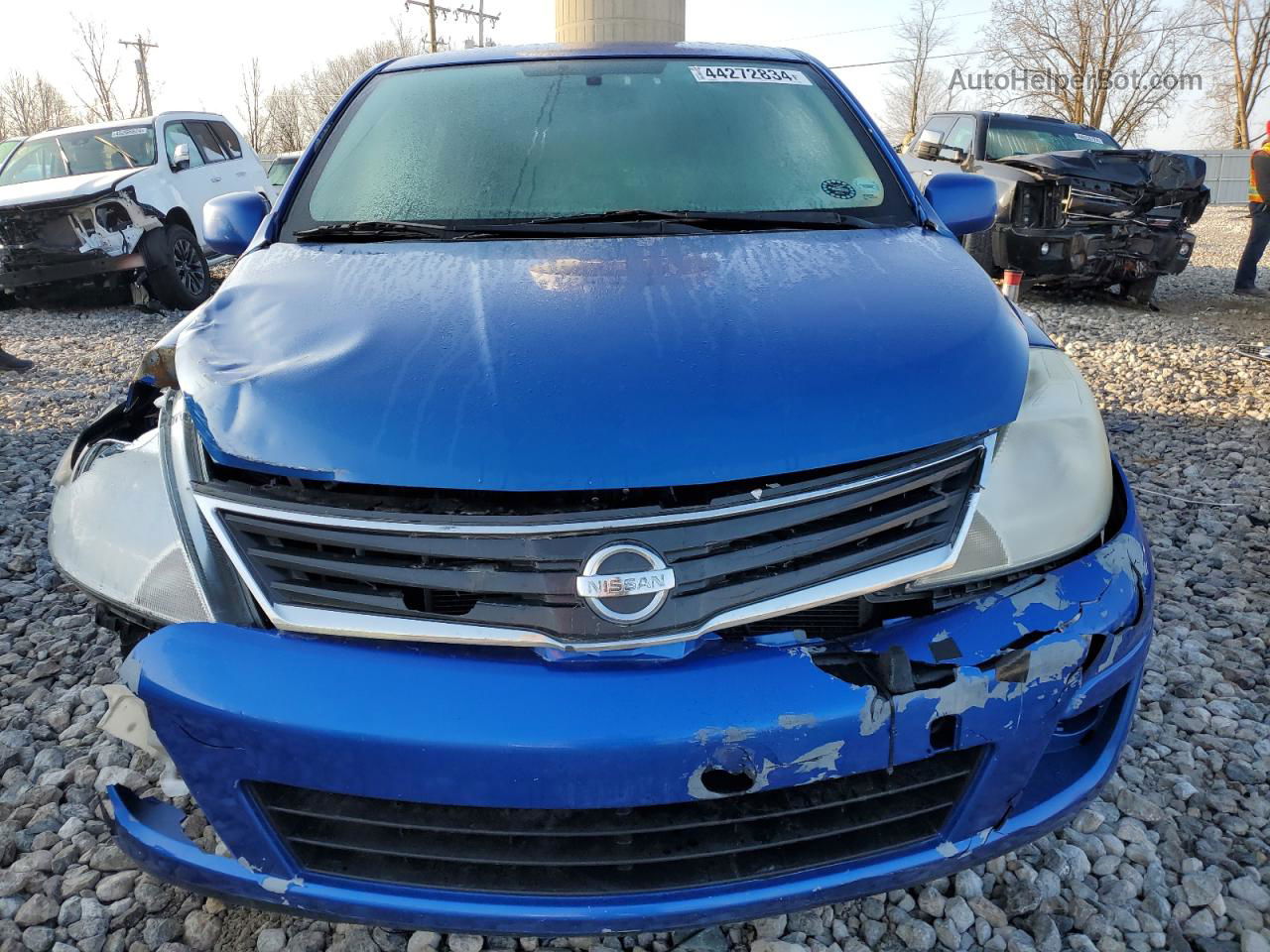 2009 Nissan Versa S Blue vin: 3N1BC13E89L469904