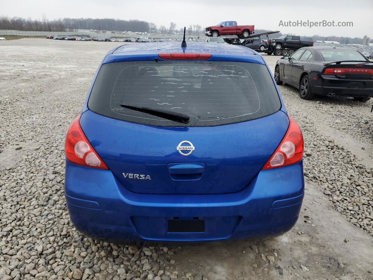 2009 Nissan Versa S Blue vin: 3N1BC13E89L473158