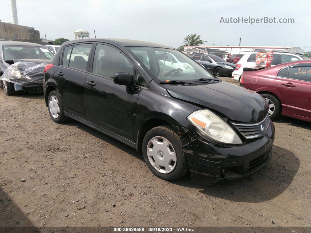 2009 Nissan Versa 1.8 S Black vin: 3N1BC13E89L485570