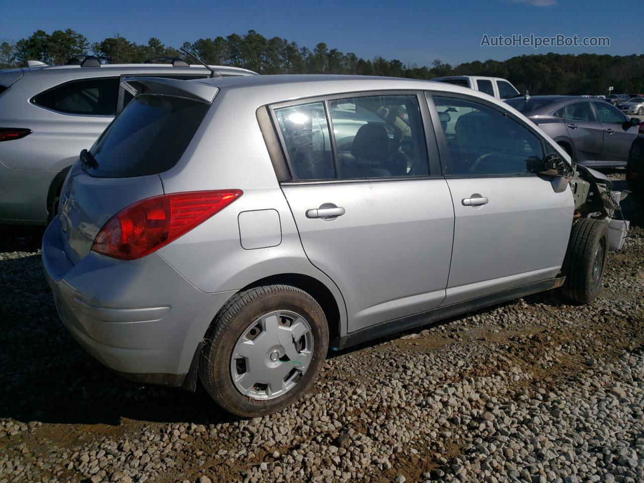 2009 Nissan Versa S Silver vin: 3N1BC13E89L491580