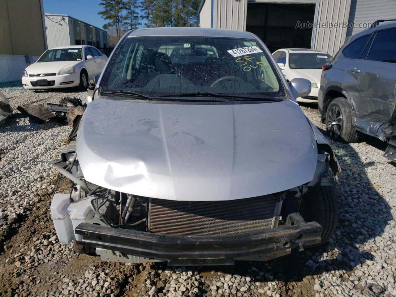 2009 Nissan Versa S Silver vin: 3N1BC13E89L491580