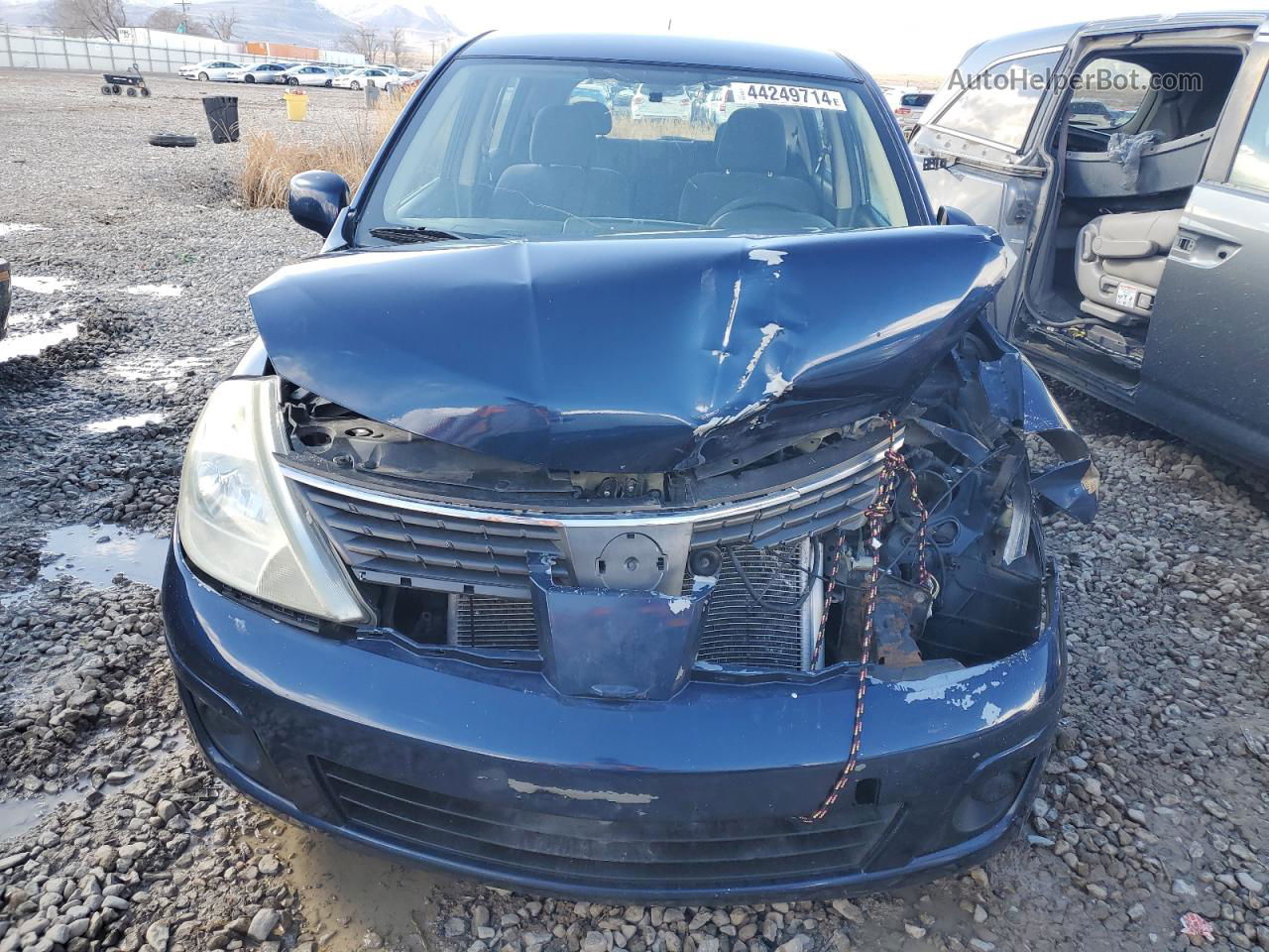 2009 Nissan Versa S Blue vin: 3N1BC13E99L356270