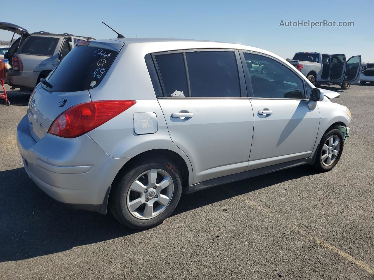 2009 Nissan Versa S Silver vin: 3N1BC13E99L393562