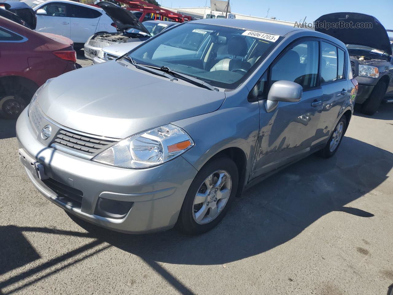 2009 Nissan Versa S Silver vin: 3N1BC13E99L404138