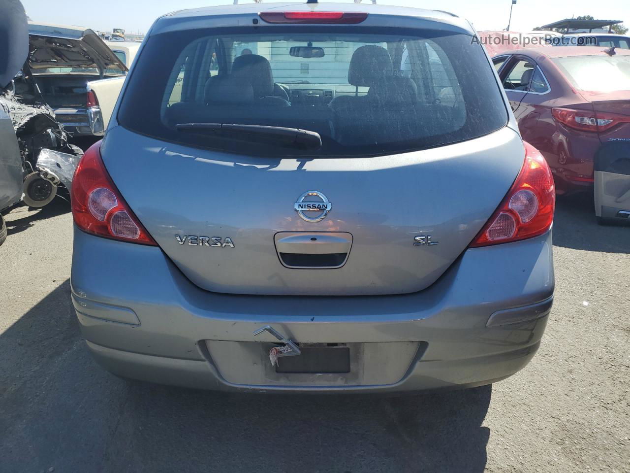 2009 Nissan Versa S Silver vin: 3N1BC13E99L404138