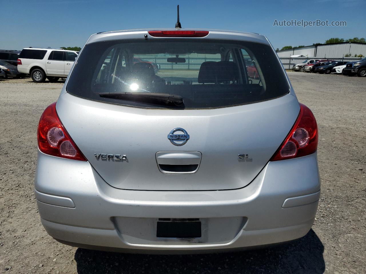 2009 Nissan Versa S Серебряный vin: 3N1BC13E99L410179