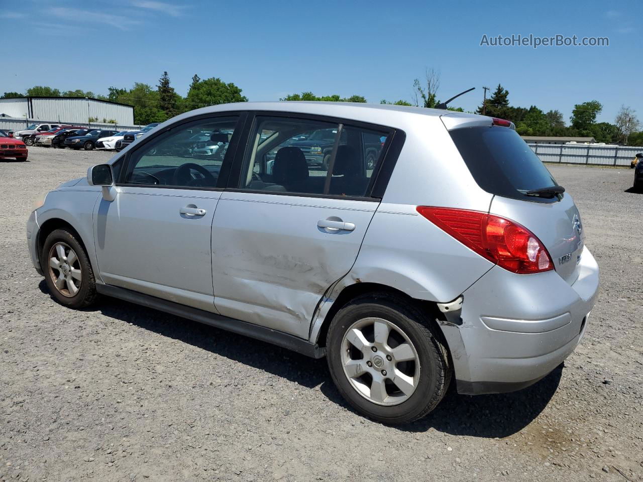 2009 Nissan Versa S Серебряный vin: 3N1BC13E99L410179