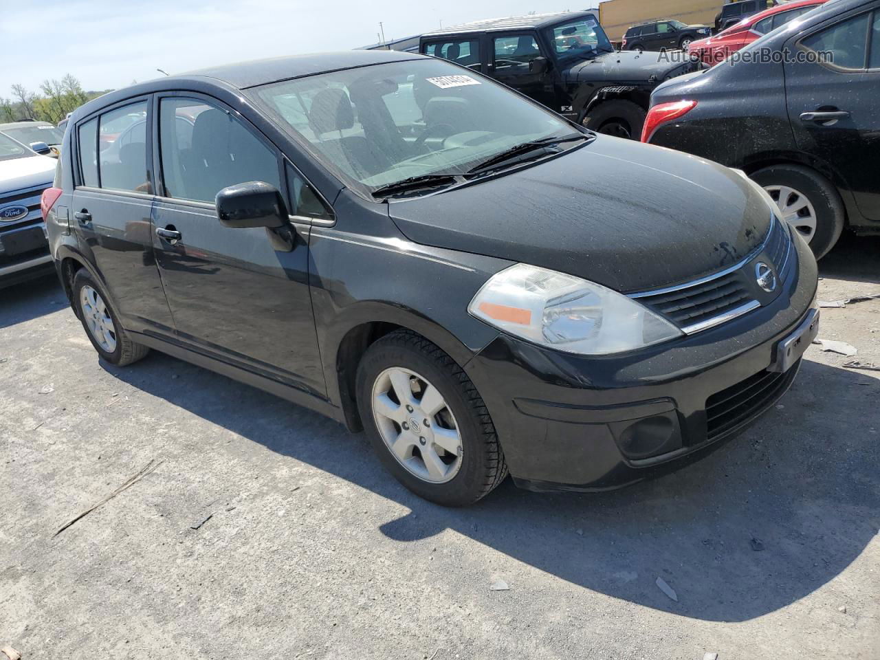 2009 Nissan Versa S Black vin: 3N1BC13E99L412174