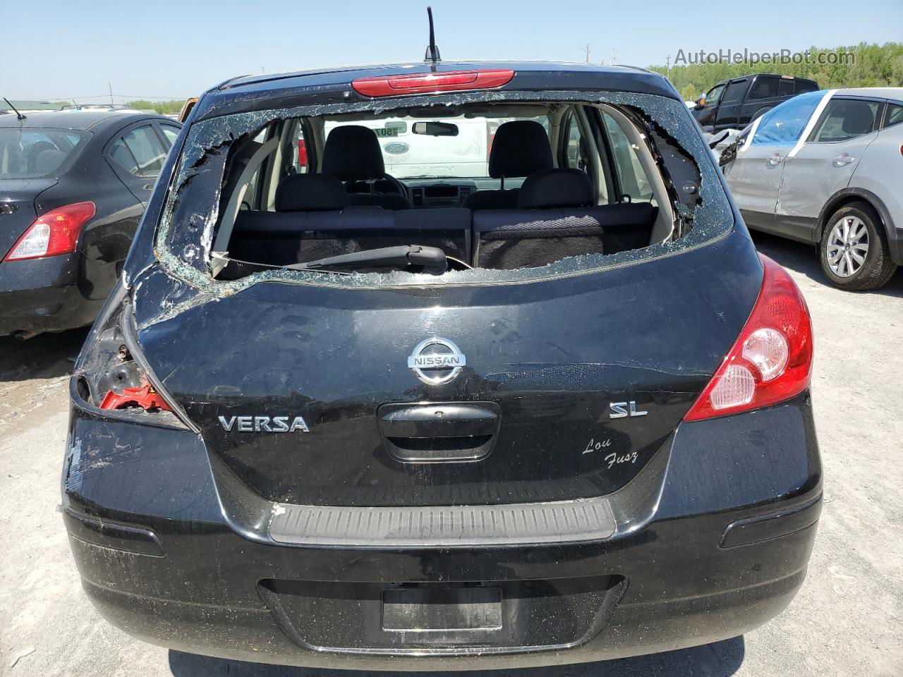 2009 Nissan Versa S Black vin: 3N1BC13E99L412174