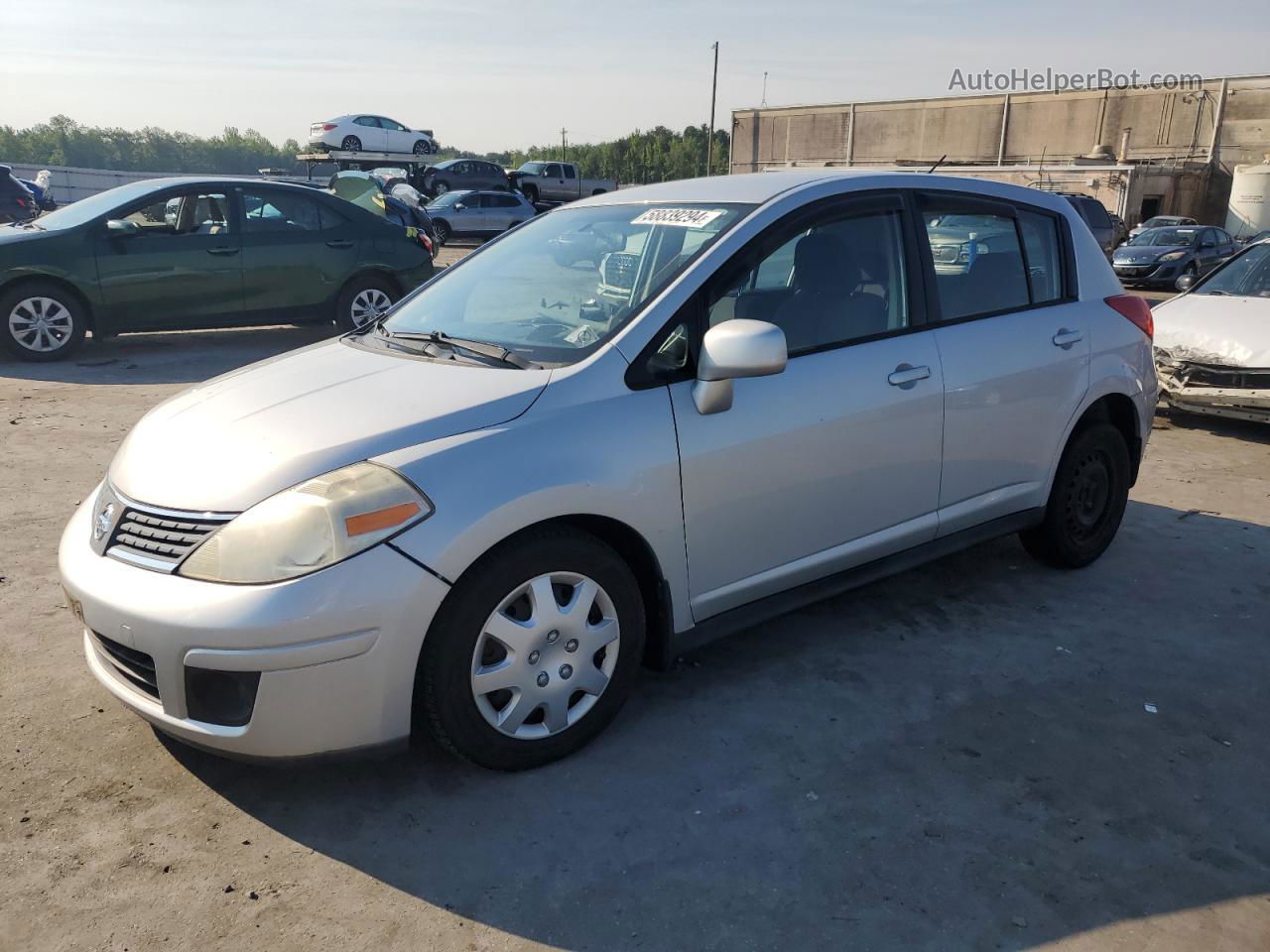 2009 Nissan Versa S Silver vin: 3N1BC13E99L414734