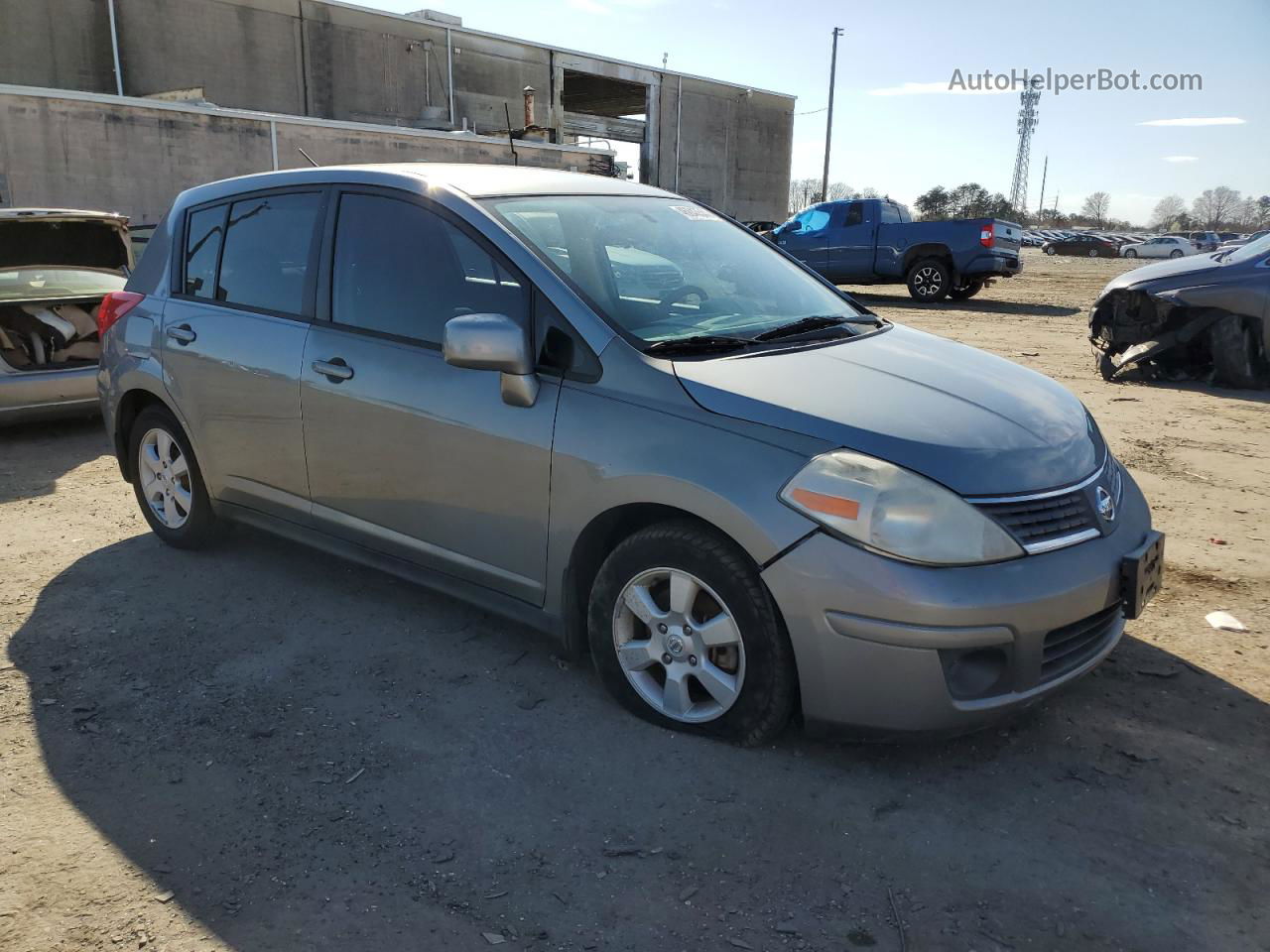 2009 Nissan Versa S Серебряный vin: 3N1BC13E99L419190