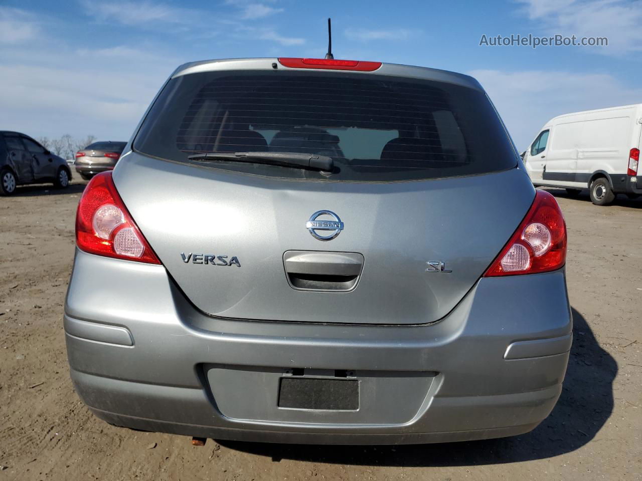 2009 Nissan Versa S Серебряный vin: 3N1BC13E99L419190