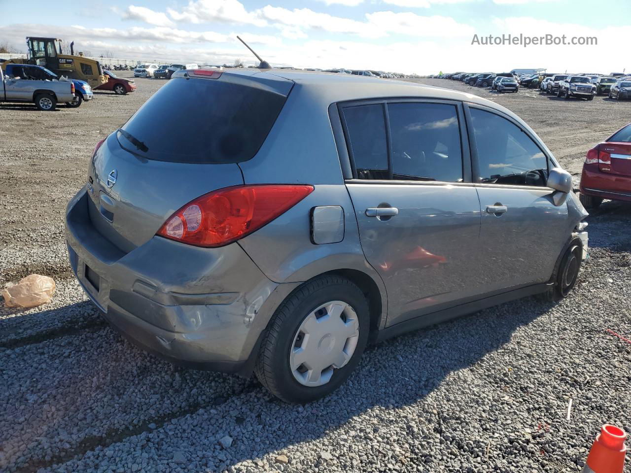 2009 Nissan Versa S Silver vin: 3N1BC13E99L469880